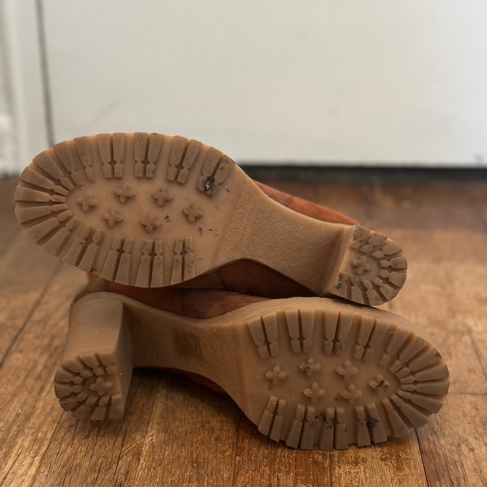 See By Chloe Polina Patchwork Platform Booties - image 5